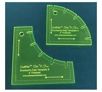 Quilter's Paradise CutRite- Slit n' Sew Template Drunkard's Path 4 Finished by