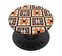 Quilters Patchwork Quilt Square Inspired Design 1 PopSockets Adhesive PopGrip