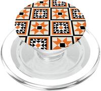 Quilters Patchwork Quilt Square Inspired Design 1 PopSockets PopGrip for MagSafe