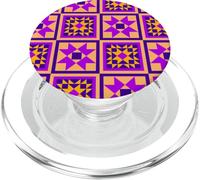 Quilters Patchwork Quilt Square Inspired Design 2 PopSockets PopGrip for MagSafe