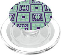 Quilters Patchwork Quilt Square Inspired Design 3 PopSockets PopGrip for MagSafe