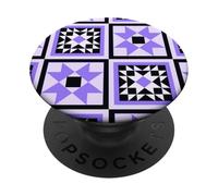Quilters Patchwork Quilt Square Inspired Design 5 PopSockets Adhesive PopGrip