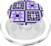 Quilters Patchwork Quilt Square Inspired Design 5 PopSockets PopGrip for MagSafe