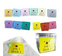 Quilting Block Markers - Paper Cardstock Sewing Labels, Precision Alignment Tools, Acrylic Storage Boxes, Quilting Accessories Set | Convenient Labeling For Fabric Patch Cut Pattern A