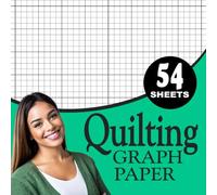 Quilting Graph Paper: Expert Quilter's Designs with Precision 0.25-Inch Grids, Featuring 8", 4", 1", and 0.25" Blocks with Full Bleed Squares