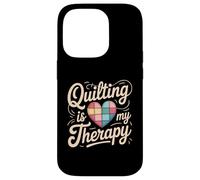 Quilting Is My Therapy Quilting Tee For Women Sewing Case for iPhone 14 Pro