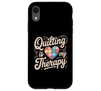 Quilting Is My Therapy Quilting Tee For Women Sewing Case for iPhone XR