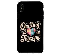 Quilting Is My Therapy Quilting Tee For Women Sewing Case for iPhone XS Max