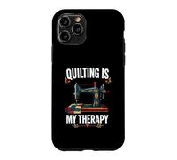 Quilting Is My Therapy Sewing Machine Case for iPhone 11 Pro
