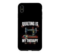 Quilting Is My Therapy Sewing Machine Case for iPhone XS Max