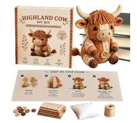 Quilting Kits for Adults | Cow Sewing Arts and Crafts Projects | DIY Craft Kits | for Home, Festivities, Birthdays, Families, Activities, School Events, Workshop Events