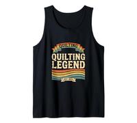 Quilting Legend Quilting Est 1974 Vintage Retro Craft Hobby Tank Top