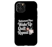 Quilting Lover Sewing Retirement Knitting Quilter Sewer Case for iPhone 11 Pro