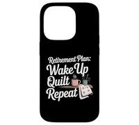 Quilting Lover Sewing Retirement Knitting Quilter Sewer Case for iPhone 14 Pro