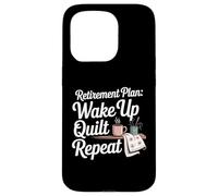 Quilting Lover Sewing Retirement Knitting Quilter Sewer Case for iPhone 15 Pro
