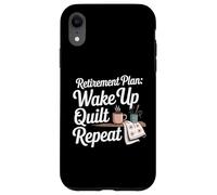 Quilting Lover Sewing Retirement Knitting Quilter Sewer Case for iPhone XR