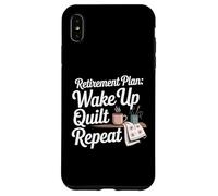 Quilting Lover Sewing Retirement Knitting Quilter Sewer Case for iPhone XS Max