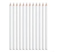 Quilting Marking Pencils 12 Set White Water Soluble Chalk for Sewing Notions Tracing Designs 7.5cm