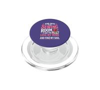 Quilting Mom Sewing Quilter Humor Patchwork PopSockets PopGrip for MagSafe