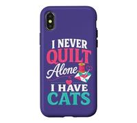 Quilting Mom Sewing Quilter Weekend Crafting Patchwork Case for iPhone X/XS