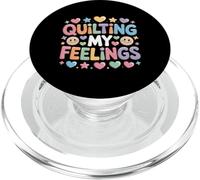 Quilting My Feelings Sewing Quilter Hobby - PopSockets PopGrip for MagSafe