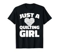 Quilting Quilter - Patchwork Handcraft Just A Quilting Girl T-Shirt