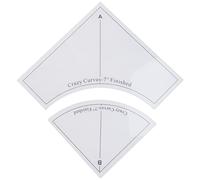 Quilting Ruler Acrylic Quilt Template Patchwork Ruler Shape Design for Pattern Makers Tailors Arts Free Motion Templates Set for Home Sewing Machines Beginners Machine