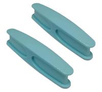 Quilting Ruler Handle, 2Pcs 5x1x1" Strong Adsorption Quilt Ruler Holder, Ergonomical Non-Slip DIY Quilting Tools for Patchwork, Green