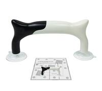 Quilting Ruler Holder - ABS PVC | Double Suction Cup Ruler Grip Quilting Sewing Tool | Non Slip Accurate Measuring Sewing Accessory for DIY Craft Cutting and Q́uilting Use