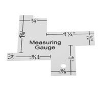 Quilting Ruler Template Aluminium Multi Side for Cutting Fabric