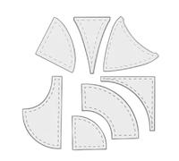 Quilting Ruler Template - Design Sewing Guide, Acrylic Measurement Tool | Craft Accessory, Transparent Layout Aid for Hand or Machine Stitching Versatile Tablecloth and Quilt