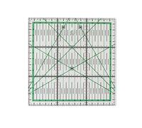 Quilting Ruler Transparent Acrylic DIY Grid Quilt Rulers with Precise Scale for Ironing Sewing Patchwork Measuring Crafting Tool for Quilters and Sewing Enthusiasts 150x150mm