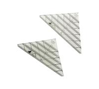 Quilting Ruler with Dotted Line Acrylic Triangle Quilt Ruler Half Square Quilting Template Ruler for Sewing Template Patchwork Quilting 2Pcs