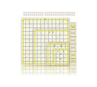 Quilting Rulers, Clear Acrylic Square Quilting Templates, Fabric Cutting Ruler for Projects Quilting and Sewing