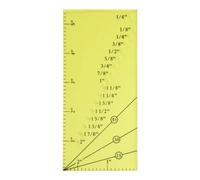 Quilting Seam Guide Ruler Sew Seam Allowance Ruler With 45° Trim Line Quilling Tool Sets For 1/8 To 2Inch Straight Line Handmade Sewing Tool