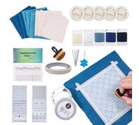 Quilting Stencils, 20-Piece Geometric Reusable Patch Pattern, Stencil Patch Set for Clothes, for Home, Art Classes, Studio, Jeans and Shirts, Bags, Quilts, Clothing