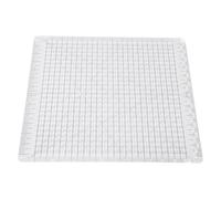 Quilting Template Ruler, 12.5 X 12.5in Slotted Rulers Sewing Quilt Strip Rulers Guides for Cutting Quilting Patterns, Acrylic Transparent Bicolor Line Sewing Quilt Strip Ruler