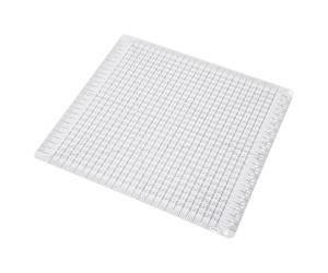 Quilting Template Ruler 12.5x12.5in Acrylic Transparent Bicolor Line Sewing