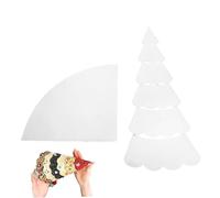 Quilting Templates 12in Handmade Christmas Tree Sewing Patterns & Templates DIY Christmas Crafts for Sewing Enthusiasts, 7Pcs/Set