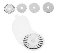 Quilting Tools 10pcs 45mm Cutting Disc Replacement Scrapbooking Book Quilting Pinking Rotary Accessories Scrapbook Quilting Machine Gear Steel to Rotate Quilting Cutting