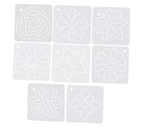 Quilting Tracing Board 8 Piece White Plastic Sewing Stencil