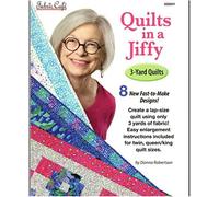 Quilts in a Jiffy - 3 Yard Quilts by Donna Robertson for Fabric Cafe,Brown