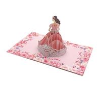 Quinceanera Card - Happy 15th Birthday Card - Tarjetas Para 15 Años - 3D Pop Up Greeting Card