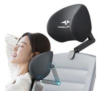 Quincry Memory Foam Headrest Attachment for Office Chair, Attachable Chair Head Rest, Desk Chair Neck Support, Elastic Sponge Head Pillow Adjustable Height and Angle