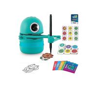 Quincy No-Screen Drawing Robot with 24 Card Guides: Interactive Talking Learning Toy for 4-8 Year Olds (Drawing, Spelling, Math) Safe STEM Gift