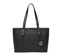 Quinn Medium Pebbled Leather Tote - female - Michael Kors - Shopping Bags - Black - ONE SIZE - Bags ONE SIZE