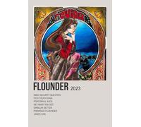Quinnie Flounder A3 Print Poster Wall Art Home Decor Album Gift Present Photo Living Room Dining Room Bedroom Unframed Concert Tour Gig Live Show Music Arena