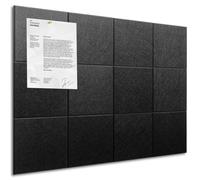 Quinnsus Large Cork Board Alternative - 12 Pack Felt Wall Tiles with Safe Removable Adhesive Tabs, Cork Boards for Walls - 47"x35"