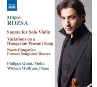 Quint:Wolfram - ROZSA, Miklos: Music for Violin and Piano