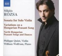Quint:Wolfram - ROZSA, Miklos: Music for Violin and Piano
